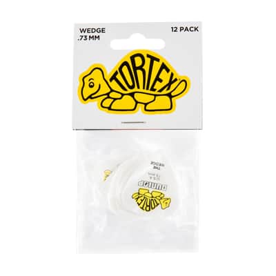 Dunlop 424P.73 Tortex® Wedge Guitar Picks -- 12 Picks image 1