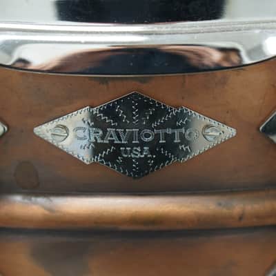 Craviotto 5.5x14" AK Masters Metal Copper Snare Drum - #8/50 image 2