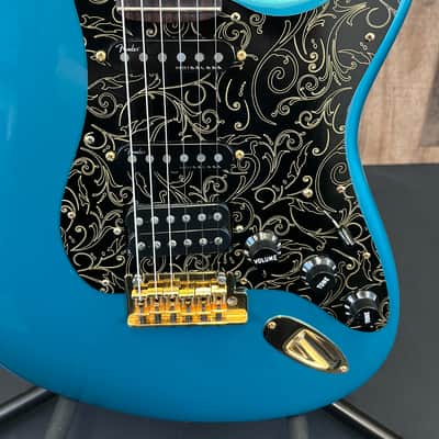 Fender 2017 Mod Shop Stratocaster Aqua Marine Metallic with Fender hardshell Case image 4