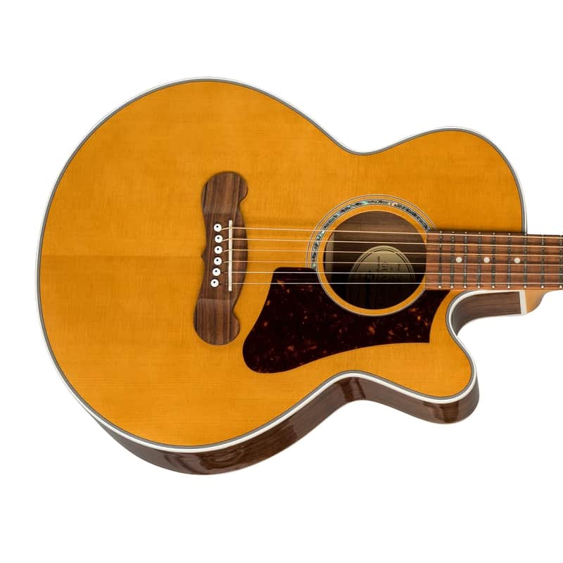 Epiphone J-200 EC Studio Parlor Acoustic-Electric Guitar Vintage Natural image 1