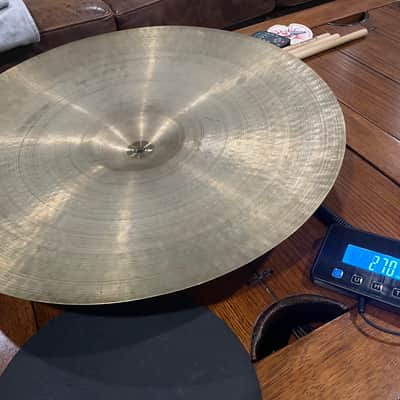 Zildjian 22" A Transition Stamp Ride ~2700 grams 1946-1953 image 9
