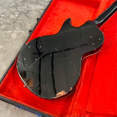 Greco EGB-850 Les paul singlecut custom Bass c 1980’s -1990 Black beauty original vintage MIJ Japan fujigen image 12