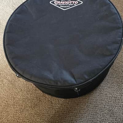 Craviotto Solid custom 14x7 Mahogany Snare drum 2019 - Excellent solid mahogany shell with banded inlay image 7