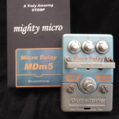 Near Mint (N.O.S) Guyatone MDm5 Micro Delay w/box etc Made in Japan - Blue image 3