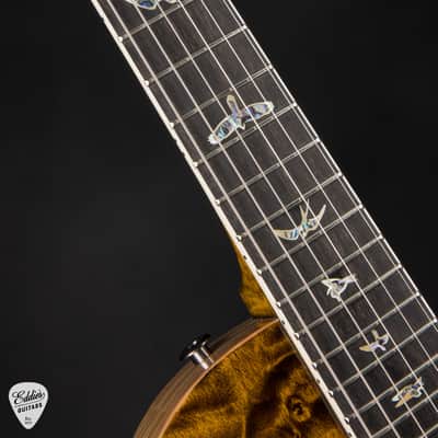 PRS Eddie's Guitars Wood Library McCarty 594 Singlecut Swamp Ash/Figured Maple Neck - Black Gold Burst image 9