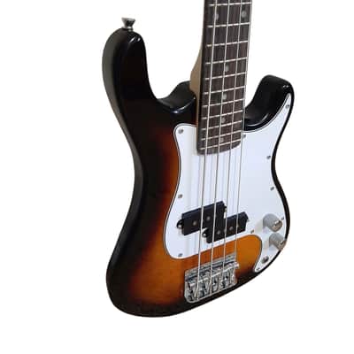 Mini Bass Guitar 3/4 size for Kids Children beginners 4 string Electric Bass short scale 36 inch SPS517 image 5