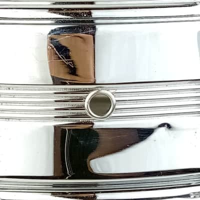 *Rogers Dynasonic 5x14"Snare Drum Chrome-Brass COB 10Lug Vintage 70s Big R USA* image 3