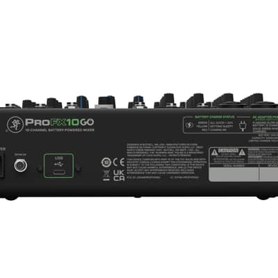 Mackie PROFX10-GO 10 Channel Battery Powered Digital Mixer image 3