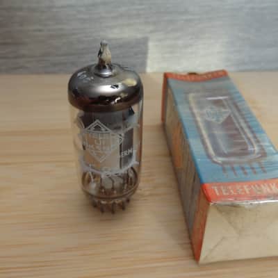 Rare 1958 NOS NIB TELEFUNKEN ef86 silver MEDICAL grade VERY STRONG tube preamp limiter tube mic U67 image 1