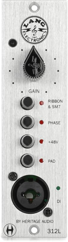 Heritage Audio Lang 312L 500 Series Microphone Preamp image 1