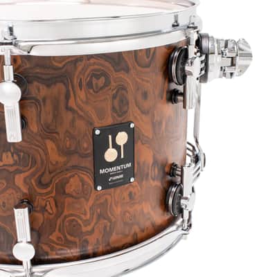 SONOR *Pre-Order* Momentum Birch Series 13x9.25" California Burl Semi Gloss Veneer Rack Tom Drum | Worldwide Ship | NEW | Special Order | Authorized Dealer image 2