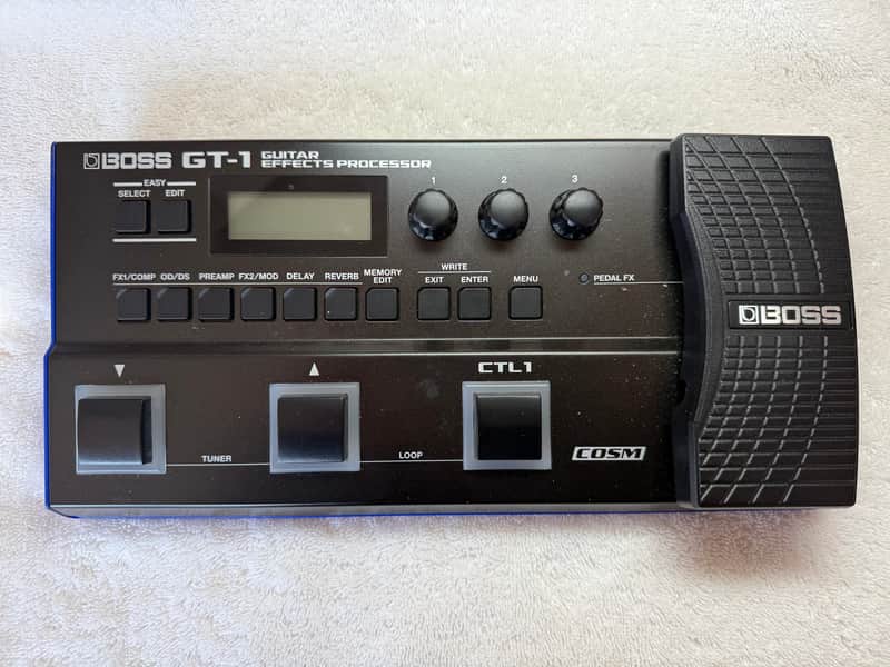 Boss GT-1 Guitar Effects Processor 2016 - Present - Black image 1