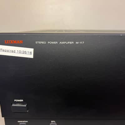 Luxman M-117, Power Amplifier, 200 watts per channel into 8Ω (stereo), excellent working condition image 2