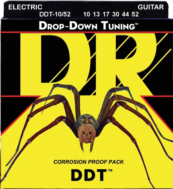 DR Strings DDT-10/52 DDT Drop Down Tuning Nickel Plated Medium to Heavy Electric Guitar Strings 10-52 image 1