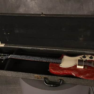 Supro Belmont 1959 Maroon Pearloid image 5