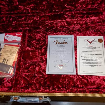 Fender Custom Shop Limited Edition Dual Mag Stratocaster Relic Aged Inca Silver for NAMM 2016 image 13