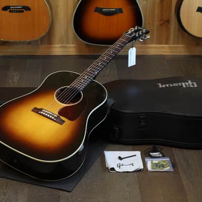 2023 Gibson J-45 Standard Dreadnought Acoustic Guitar Sunburst + OHSC