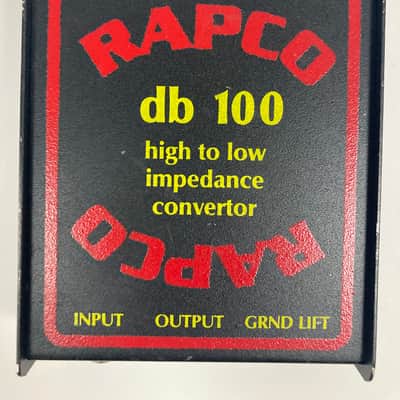 RapCo db 100 High to Low Impedance Converter image 1