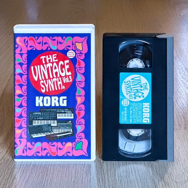 Korg VHS Cassette Tape "The Vintage Synth" Japan image 1