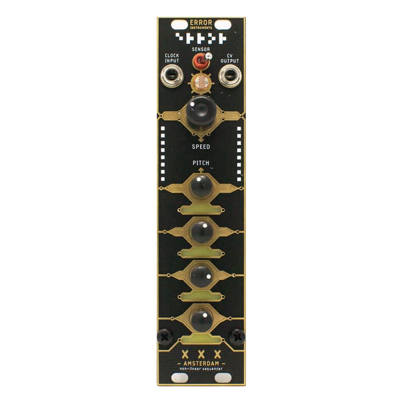 Error Instruments Amsterdam Eurorack Non Linear Sequencer Module (Gold) image 1