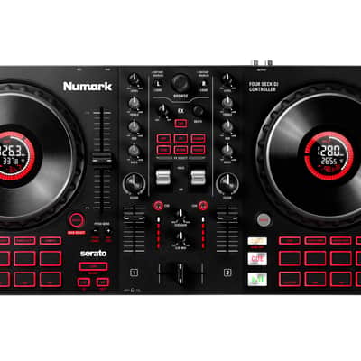 Numark Mixtrack Platinum FX DJ Controller 2020 - Present - Black image 4