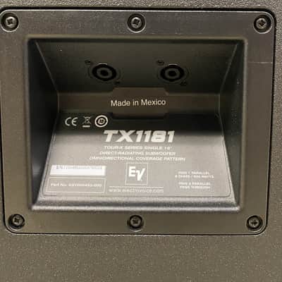 Electro-Voice TX1181 18″ Passive Subwoofer 2000W 2009 image 9