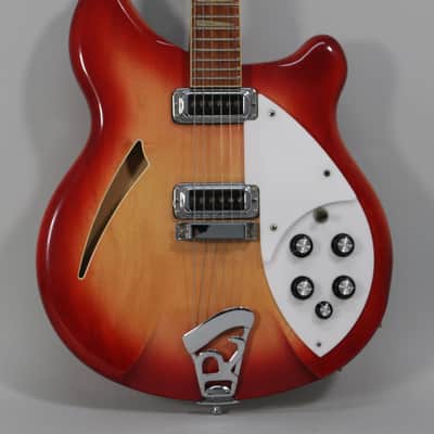 2000 Rickenbacker 360 Fireglo Finish Semi-Hollow Electric Guitar w/OHSC image 3