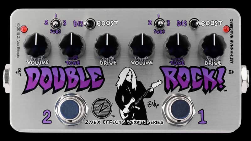 Zvex Double Rock Vexter Dual Distortion Pedal | Reverb