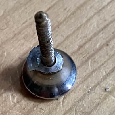 1960s Burns Baldwin Split Sound Jazz Guitar Strap Button Made in England Some Damage image 3