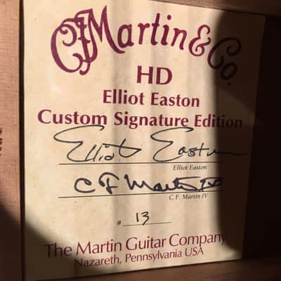 Martin HD Elliot Easton Custom Signature Edition with factory install Fishman Ellipse Aura System image 9