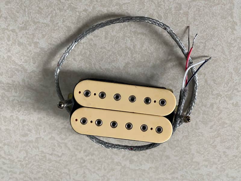 Early 1970s DiMarzio Dual Sound 4 Wire Humbucker Pickup 13K Super Distortion image 1