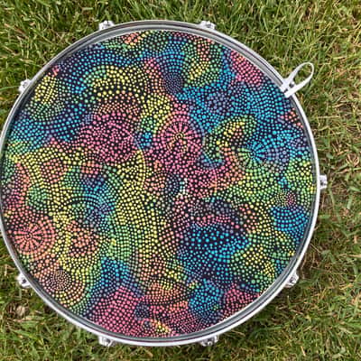 14" reversible cloth drum cover - partial mute - dampener - compare to Drum Tortillas and Big Fat Snare image 3