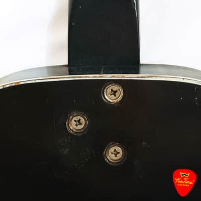 1960s Kay K1160 Parlor Guitar Tobacco Sunburst Musical Note Acoustic – “Danny” image 12