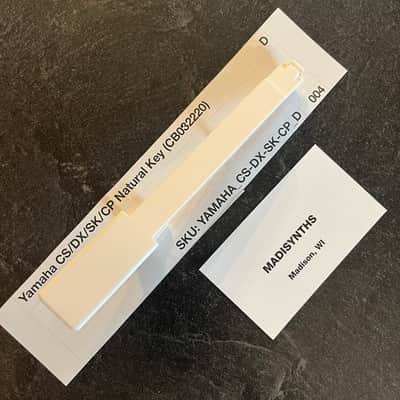 ORIGINAL Yamaha Replacement D Key (CB032220) for CS70M, CS5, CS15, CS15D, CS20, CS20M, CS40M, DX9, DX21, DX27, DX27S, SK20, SK30, CP10, CP11, CE20, PS10, PS20, YK10, and more