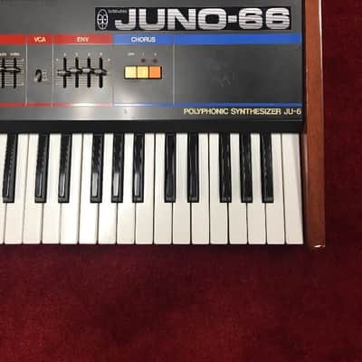 Vintage Roland Juno-6 Electric Synthesizer w / Tubbutec Midi Mod Juno 66 w/ HSC image 6