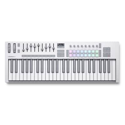 Novation Launchkey 49 MK4 USB/MIDI Controller Keyboard, White image 4