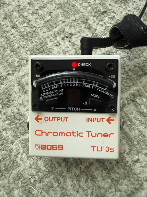 Boss TU-3S Chromatic Tuner 2016 - Present - White image 1