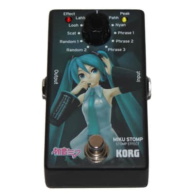 Korg Miku Stomp Vocaloid Guitar Effect Pedal image 1