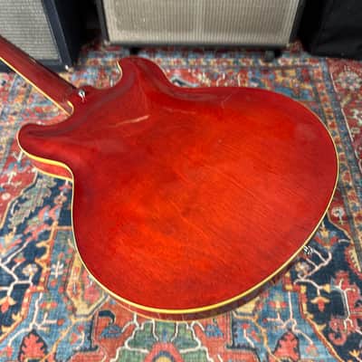 Yamaha SA700 Semi Hollowbody ES335 Type Persimmon Red 1979 image 6