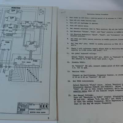 GEM Organ Schematics, models F10, H300, H400 H6000, H7000, Wizard 315, 321 1970s image 8