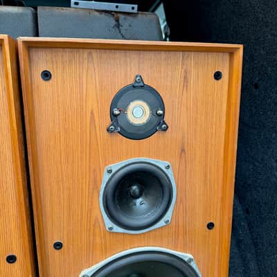 Matched Pair 2x Vintage Celestion Ditton 44 British Hifi Wooden Speakers image 11