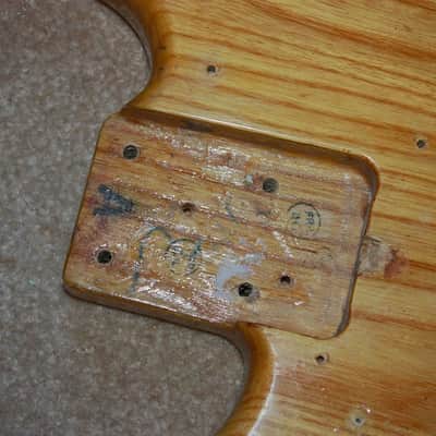 1975 1976 1977 1978 Fender Precision bass left handed lefty left-handed bass 6 lb 8 oz body natural image 3
