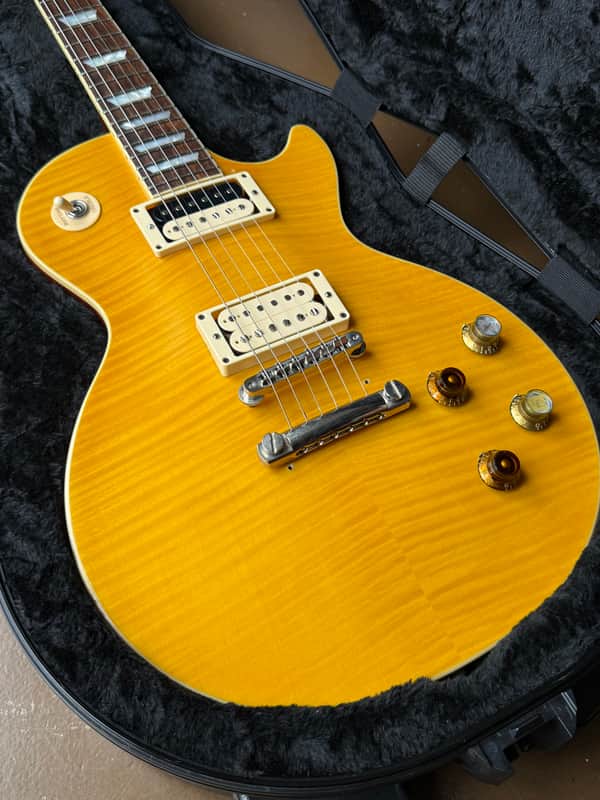 Playable project Epiphone Kirk Hammett "Greeny" '59 Les Paul Standard 2023 - Present - Greeny Burst (headstock repair) image 1
