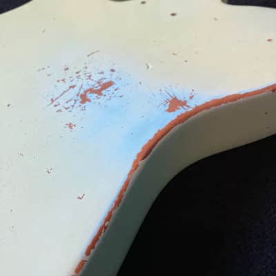 Telecaster Aged Guitar Body - Sonic Blue medium guitar relic guitar body by Jozo Reece Guitars image 16