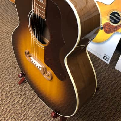 Gibson SJ-200 Studio Walnut Burst Acoustic Electric, Rosewood Fingerboard with Case image 5