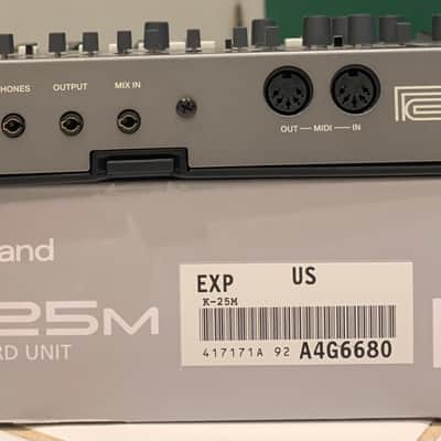Roland JX-08 Boutique Series Polyphonic Synthesizer Module with K-25m Keyboard 2021 - Present - Black image 4