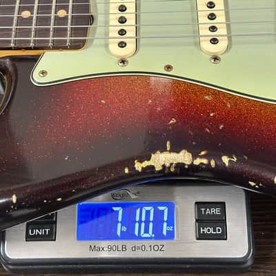 Fender Custom Shop 1963 Stratocaster Relic 3 Tone Sunburst Sparkle w/case TSLTD4OF10 image 11