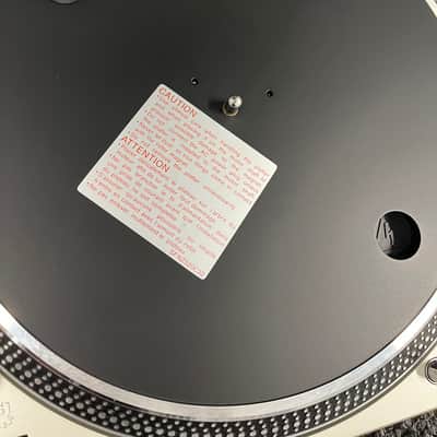 Technics SL-1200MK5 Silver Pair - Original Dust Covers, Headshells, Audio-Technica Cartridges image 12
