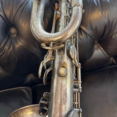 Saxophone Baritone Selmer Balanced Action 1937 - Silver image 6