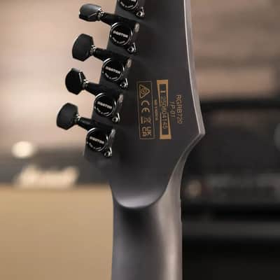 Ibanez RGRB720 Iron Label 7-String Electric Guitar - Black image 6